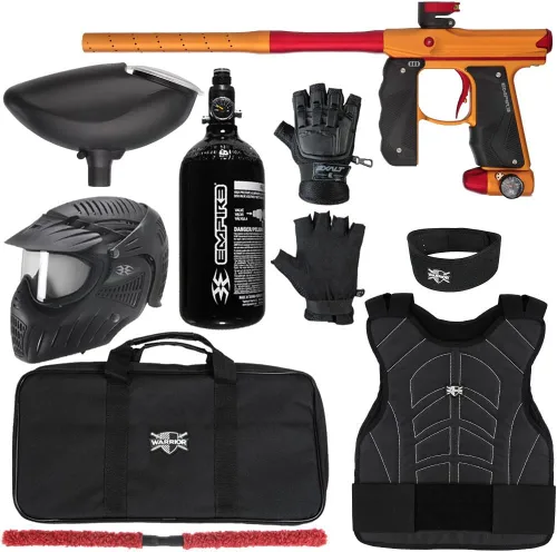 Vista 8 de Action Village Empire Mini GS TP Level 2 Kit de pistola de paintball protector