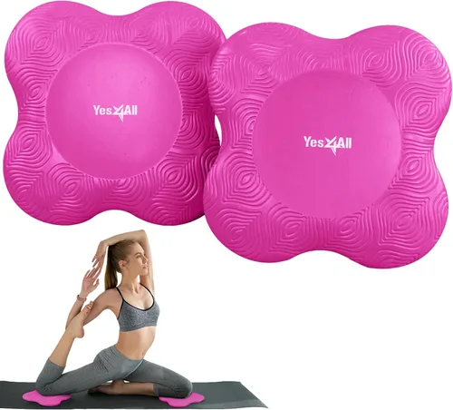Vista 9 de Yes4All Yoga Knee Pads Pair, Thick Yoga Kneeling Pad for Pilates Exercise, Cushion Gear for Knees & Elbow with 13/16" Thickness