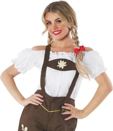 Vista 5 de fun shack Womens Lederhosen Costume, German Lederhosen Costume Women, Bavarian Oktoberfest Costumes Women