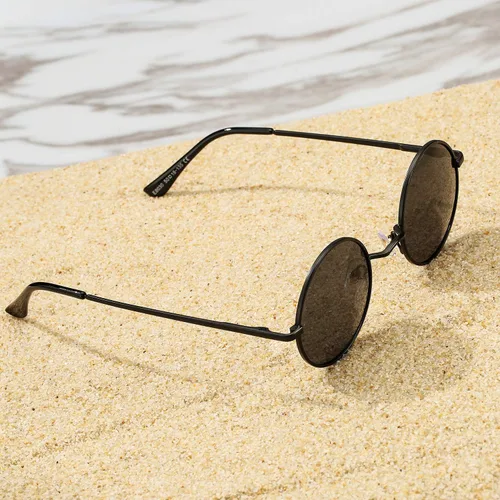 Vista 7 de Pro Acme - Gafas de sol polarizadas redondas para hombre y mujer, estilo John Lennon