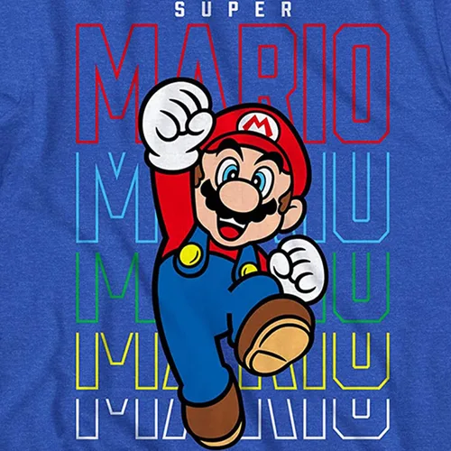 Vista 2 de Nintendo Camiseta de Mario Kart para hombre - Camiseta vintage Mario, Luigi, Zelda, Kirby y Donkey Kong
