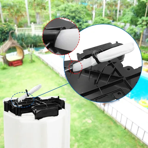 Vista 6 de 59000400 Colector superior con reemplazo interno de purga de aire para Titan Vertical Grid Pool o Spa D.E. Filtro, pieza de posventa