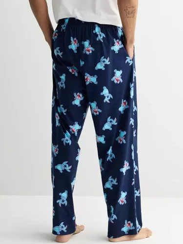 Vista 2 de Disney Pantalones de descanso para hombre, pantalones de pijama de punt