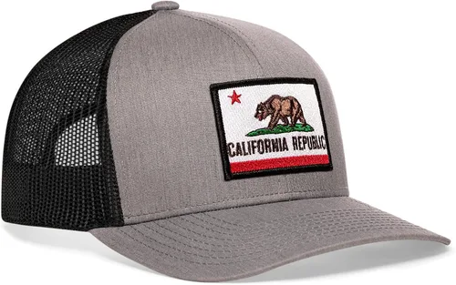 Vista 27 de HAKA Gorra de béisbol unisex con diseño de bandera del estado Gorra de béisbol de malla de camionero