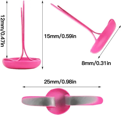 Vista 2 de LOMIMOS 500 piezas coloridas mini bridas de sujeción de papel, pin dividido para manualidades, proyectos escolares, álbumes de recortes, bricolaje