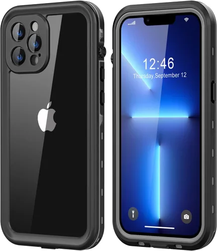 Vista 8 de Protebox Funda impermeable para iPhone 12 Mini con protector de pantalla integrado, a prueba de golpes, a prueba de polvo, protección de cuerpo
