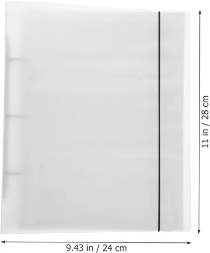 Vista 9 de MAGICLULU Álbum de fotos para fotos Carpeta de tarjetas de visita Carpeta de boletos transparentes Álbum Tarjetero Carpeta de almacenamiento