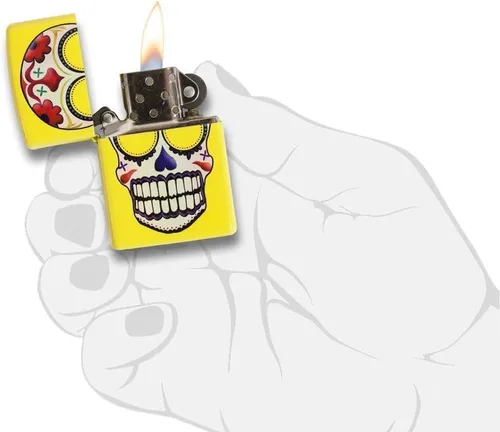 Vista 4 de Encendedor Zippo del Día de los Muertos