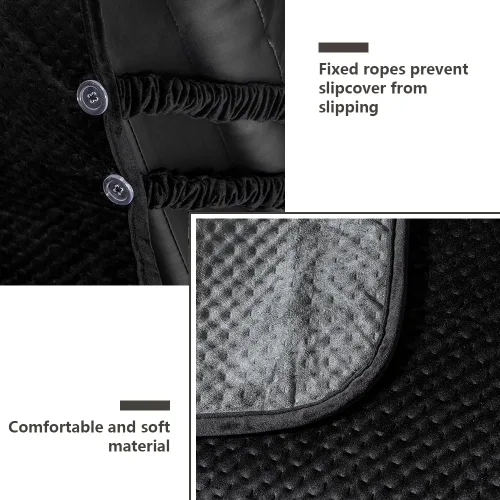 Vista 3 de STONECREST - Funda para silla reclinable, funda acolchada de terciopelo resistente al agua, se mantiene en su lugar