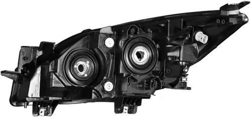Vista 6 de Faro Delantero Lente Transparente Carcasa Negra para Mazda 3 2010