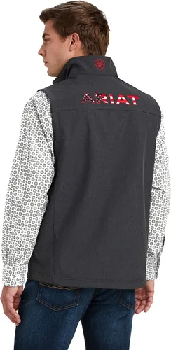 Vista 2 de ARIAT Chaleco Softshell con logotipo 2.0 para hombre