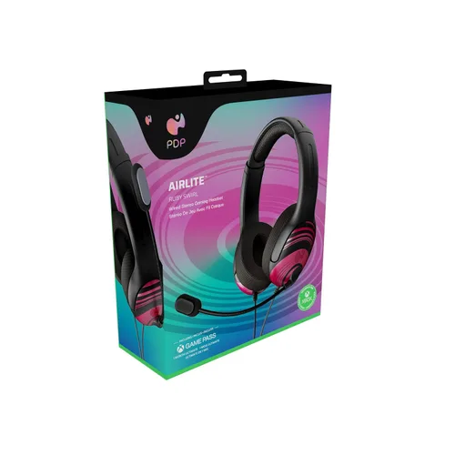 Vista 14 de PDP Gaming AIRLITE Xbox Headset with Mic, Licensed Microsoft Xbox Accessories - Series XS, Xbox One, PCWindows 1011, Lightweight, Stereo Headphones