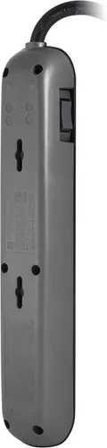 Vista 4 de Philips SPP6270BC/37 Protector de sobretensiones de 6 tomas, montaje en pared y protector de sobretensiones de 7 tomas, 2 puertos USB, cable