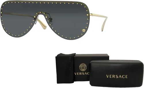 Vista 3 de Versace VE2230B Irregular Sunglasses for Women BUNDLE With Designer iWear Complimentary Eyewear Kit
