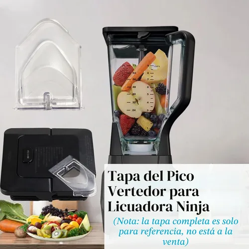 Vista 7 de Tapa de boquilla de repuesto para tapa de licuadora Ninja, cubierta de boquilla de repuesto para jarra cuadrada de 72 onzas, adecuada