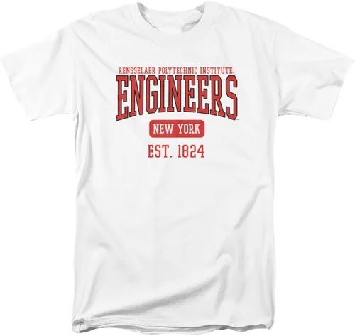Vista 47 de LOGOVISION Colección de camisetas de algodón de manga corta unisex para hombres y mujeres Universidad de Adelphi