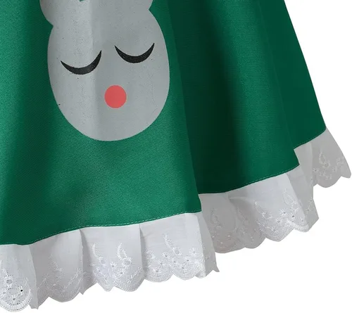 Vista 6 de Saniplaycos Disfraz de princesa de estrella y mariposa para cosplay, mini vestido verde para mujer