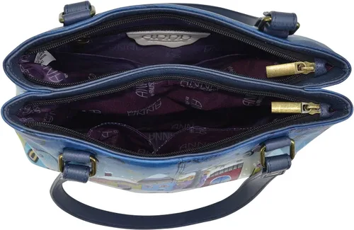 Vista 25 de Anna by Anuschka Bolso de hombro Satchel - Cuero Genuino