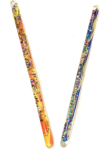 Vista 5 de Star Magic Mesmerizing Spiral Glitter Wand - ONE Magic Wonder Wand Tube (Aqua/Rosa, 11 pulgadas) para niños