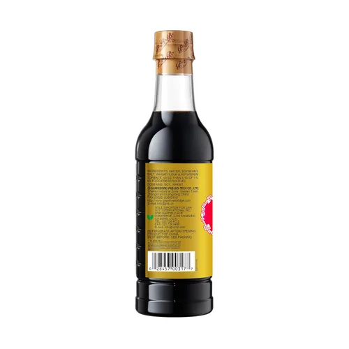 Vista 3 de Pearl River Bridge Golden Label - Salsa de soja ligera superior, botellas de plástico, 16.9 onzas