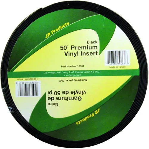 Vista 2 de JR Products 10071 Inserto de Vinilo Premium - Blanco, 1" x 50