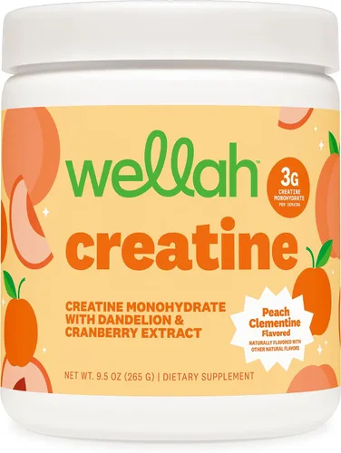 Vista 25 de Wellah Creatina para mujer (Blue Hawaii) 50 porciones, 0.11 onzas por porción Con diente de león y extracto de arándano