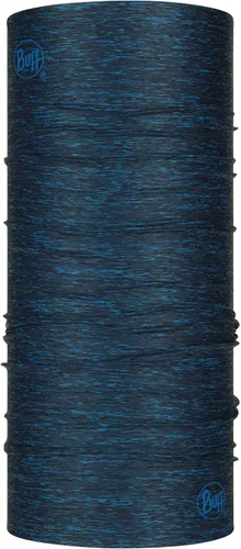 Vista 29 de BUFF CoolNet UV Polaina para el cuello, Protección solar UPF 50, Transpirable, Versátil, Mascarilla de secado rápido, Negro y Azul, Talla para Lazs