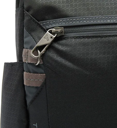 Vista 12 de Travelon Cruzada mediana activa antirrobo, Negro, 12.25 x 11.25 x 3.75, Bandolera mediana activa antirrobo