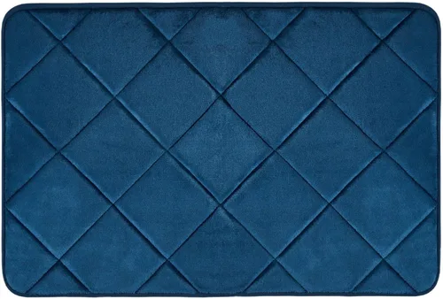 Vista 9 de Home Dynamix Capri Haven - Tapete de baño de espuma viscoelástica lavable a máquina, negro, 22 x 42 pulgadas