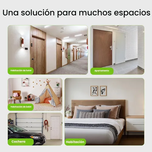 Vista 9 de GHome Smart - Cerradura de puerta de huellas dactilares inteligente, perilla de puerta de huellas dactilares inteligente 4 en 1 con teclado, control