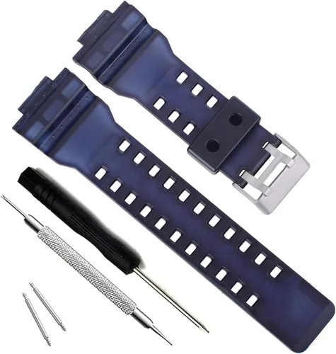 Vista 48 de My Time OliBoPo - Correa de repuesto de resina natural para reloj Casio G-Shock GD120/GA-100/GA-110/GA-100C