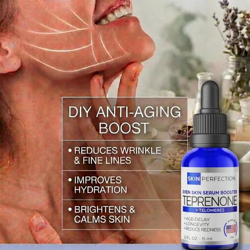 Vista 14 de Skin Perfection Avanzado Teprenone DIY Anti-Aging Peptide Boost: Reducir el enrojecimiento Las arrugas Mejoran la hidratación Mejorar el tono