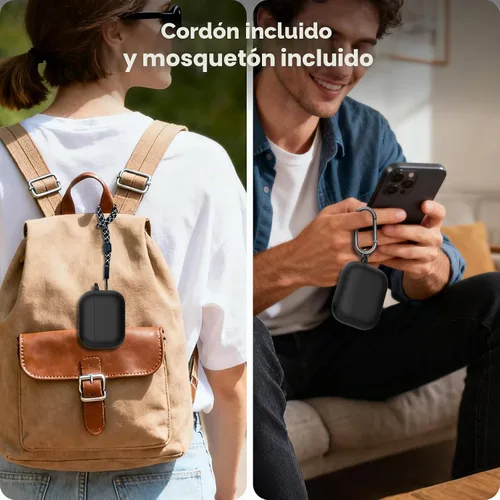 Vista 4 de AhaStyle Funda Protectora para AirPods Pro 3 (2025) con Kit de Limpieza, Funda de Silicona Suave para AirPods Pro de 3ª