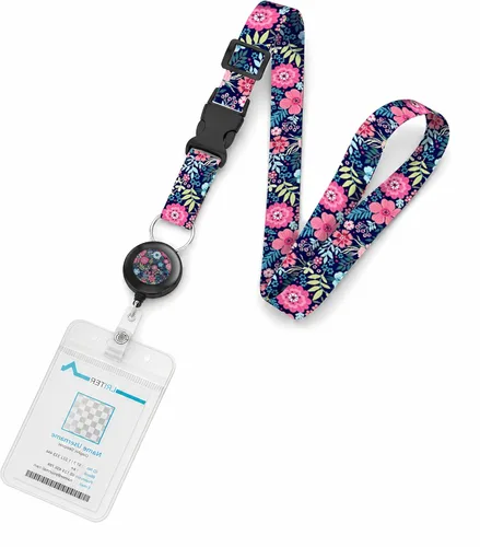Vista 26 de Cordón de barco de crucero, con cordón de identificación ajustable con cierre desmontable, soporte impermeable para tarjetas de identificación