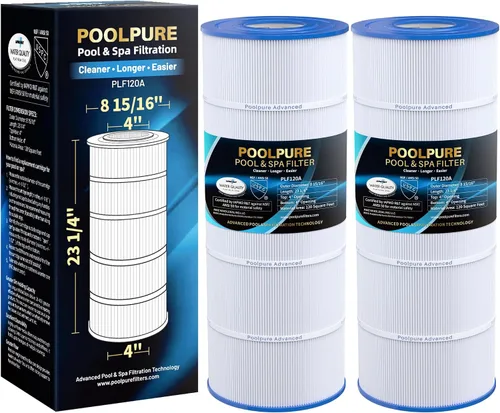 Vista 11 de POOLPURE Filtro de piscina PLF120A reemplaza a Hayward C1200, CX1200RE, Pleatco PA120, Ultra-B2, Unicel C-8412, Filbur FC-1293, Clearwater II 125