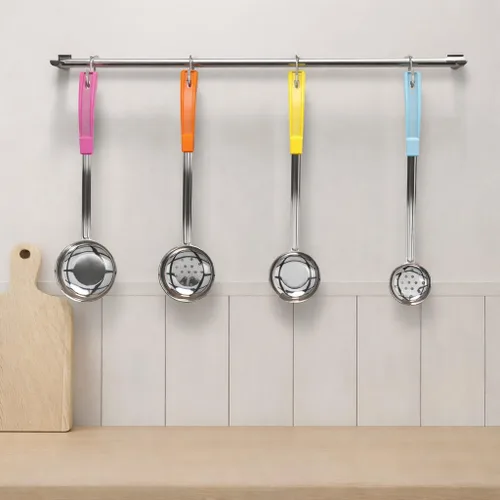 Vista 8 de Cucharas para servir con control de porciones, juego de 8 tazas medidoras