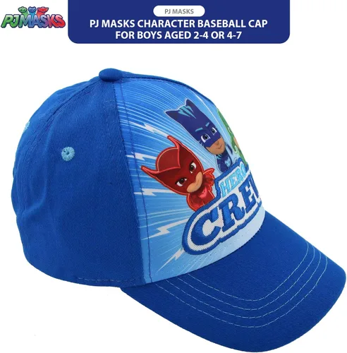Vista 3 de PJ Masks Gorra de béisbol de algodón para niños con bordado (de 2 a 7 años)
