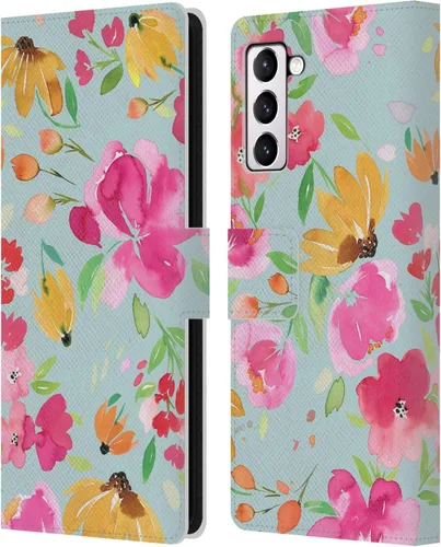 Vista 65 de Head Case Designs Officially Licensed Ninola Butterfly Nature Spring Floral Leather Wallet Case Compatible with Samsung Galaxy A07 4G