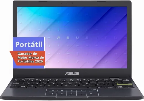 Vista 6 de ASUS Notebook E210 11.6” Ultra Thin, Procesador Intel Celeron N4020, 4GB de RAM, 64GB de almacenamiento eMMC, Windows 10 Home en Modo S con un año