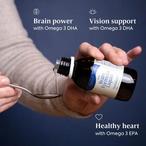 Vista 3 de Efalex Omega 3 +6 Suplemento alimenticio Líquido con sabor a limón y lima 150mls