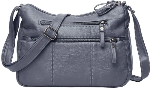 Vista 29 de Bolsos VOLGANIK ROCK para mujer de piel sintética suave, bolso de hombro para damas, bolso bandolera y bolsos de mano, liviano, con bolsillos