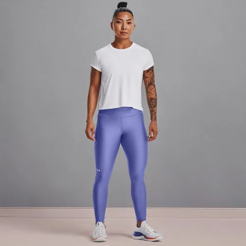 Vista 6 de Under Armour Leggings antideslizantes HeatGear de cintura alta con bolsillos para mujer