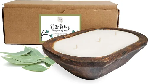 Vista 11 de Aira Velas de Soja - Orgánicas, Kosher, Veganas, en Frasco Mason con Mezclas de Aceites Esenciales de Grado Terapéutico - Cera de Vela de Soja 100%