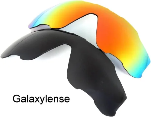 Vista 2 de Galaxy lentes de repuesto para Oakley Jawbreaker polarizadas negro y rojo 2 pares