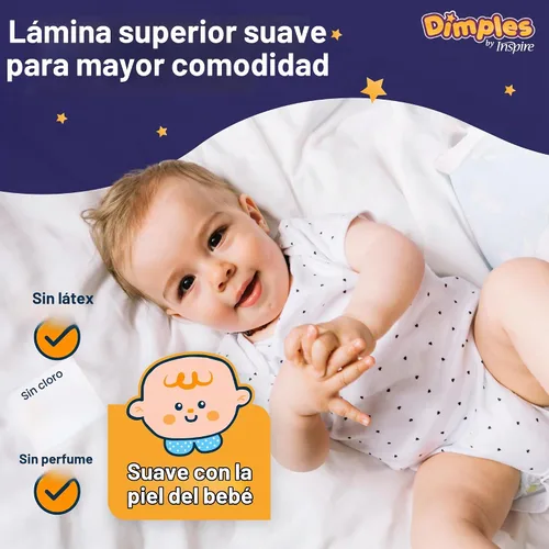 Vista 7 de Dimples Booster Pads, insertos para doblar pañales para bebé con adhesivo, 1 tamaño para todos los pañales, aumenta la absorción, no más fugas