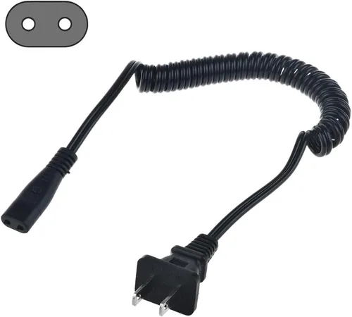 Vista 2 de Guy-Tech Cable de alimentación de repuesto para afeitadora Flyco FS330 FS335 FS360 FS361 FS362 FS363 Cable