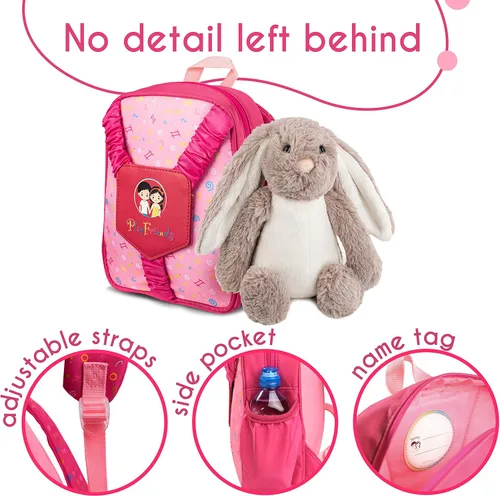 Vista 4 de Mochila preescolar de animales PLAYFRIENDS