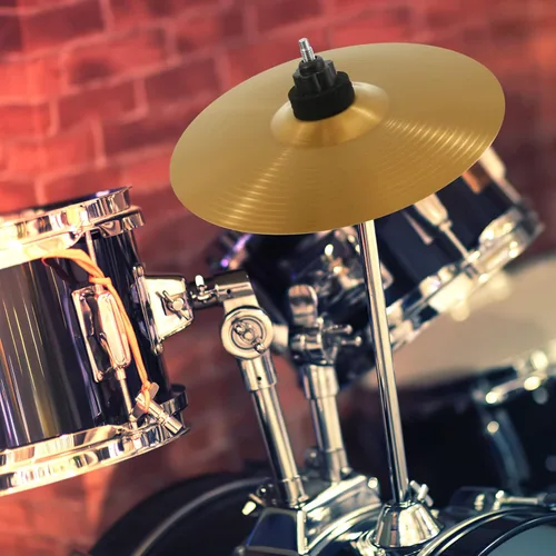 Vista 8 de Crash Cymbal: Platillo de latón de 8 pulgadas para kit de batería - Sonido nítido y fuerte para bateristas profesionales y aficionados