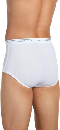 Vista 2 de Jockey Ropa interior clásica para hombre, tiro completo, paquete de 3
