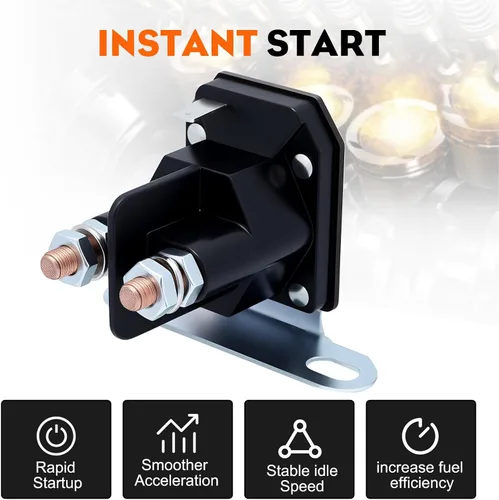 Vista 3 de HIPA 925-1426A Solenoide de arranque para MTD 925-1426 925-0771 Cub Cadet 725-1426 725-1426A 725-0771 Toro 112-0309 Snapper 18817 75671 Segadoras